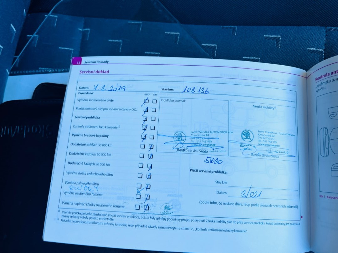 Škoda Octavia 1.6 i BENZÍN NAJ 140 TIS KM