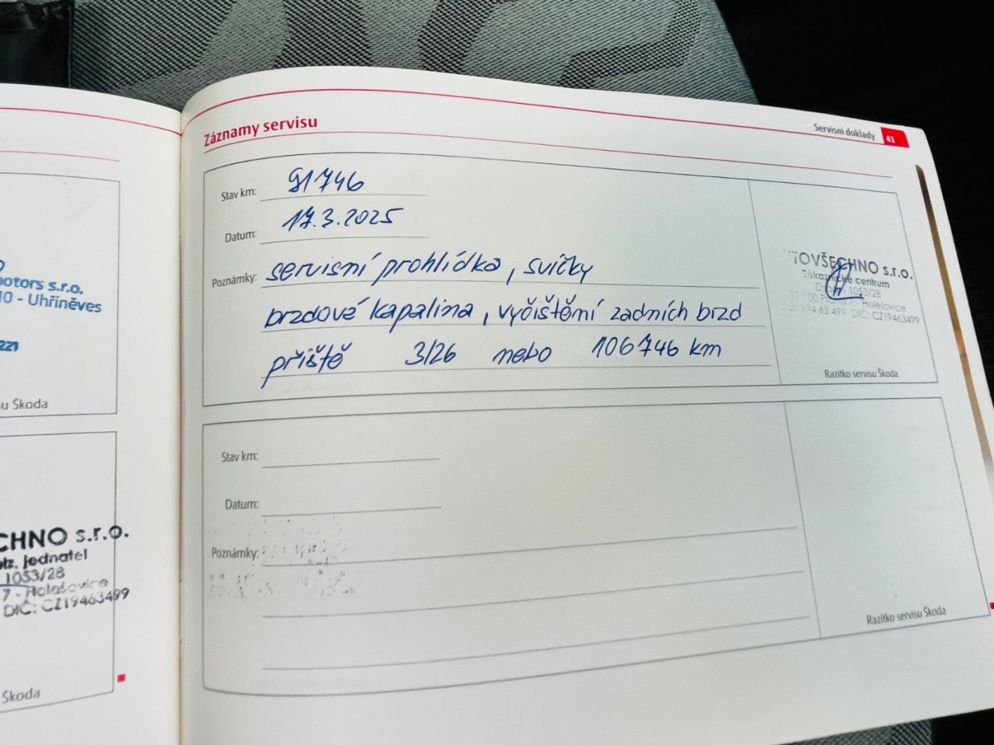 Škoda Fabia 1.2 i BENZÍN  NAJ JEN 94 TIS K